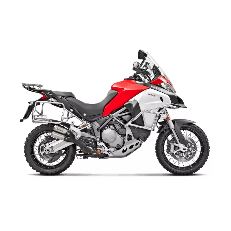 Akrapovic Slip-On Line (Titanium) Auspuff für Ducati Multistrada 1200 Enduro 2017-2018 Mulitstrada 1260 Enduro 2019-2020 Multistrada 950/950S 2017-2020