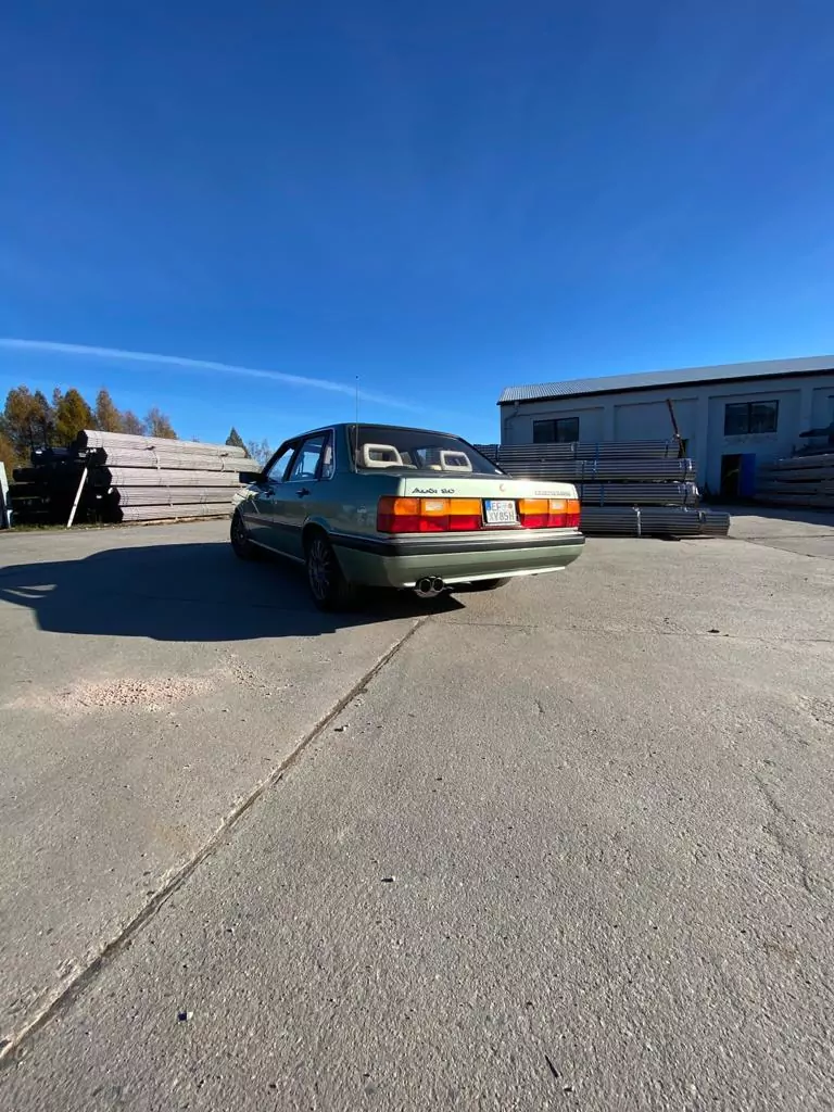 Audi 80/90 Typ 81  Endschalldämpfer - 2x76 Typ 10