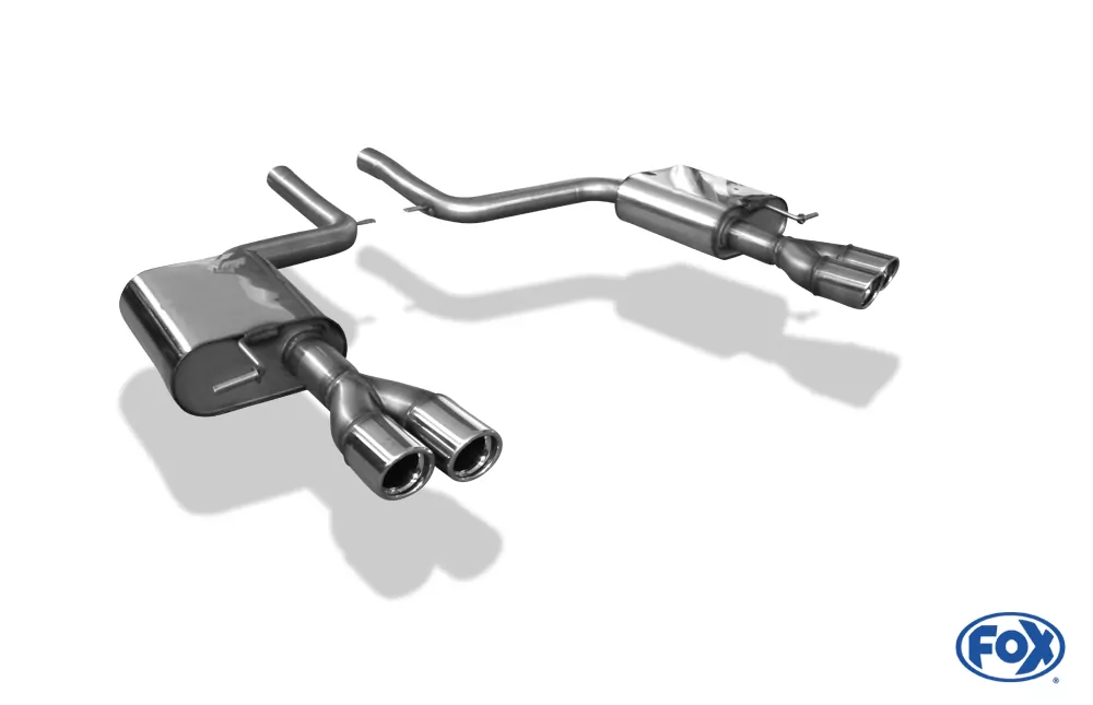 Audi A6 Typ 4F quattro Endrohre für FOX ESD rechts/links Ø63,5mm - 2x76 Typ 17 rechts/links