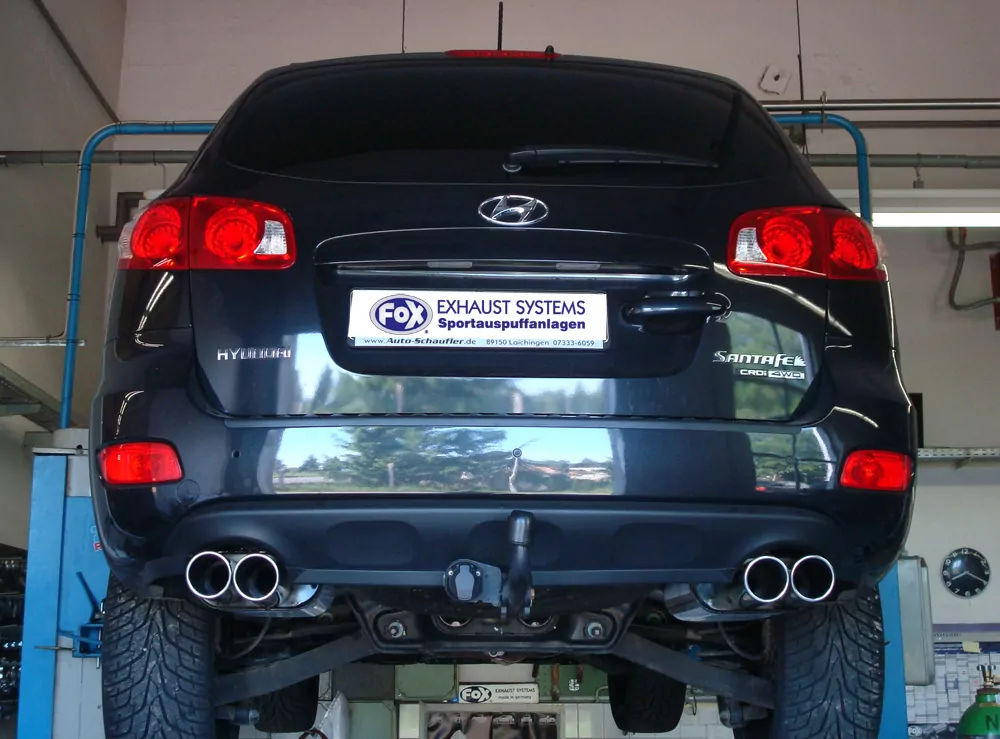 Hyundai Santa Fe 4x4 - CM  Endschalldämpfer rechts/links - 2x90 Typ 16 rechts/links