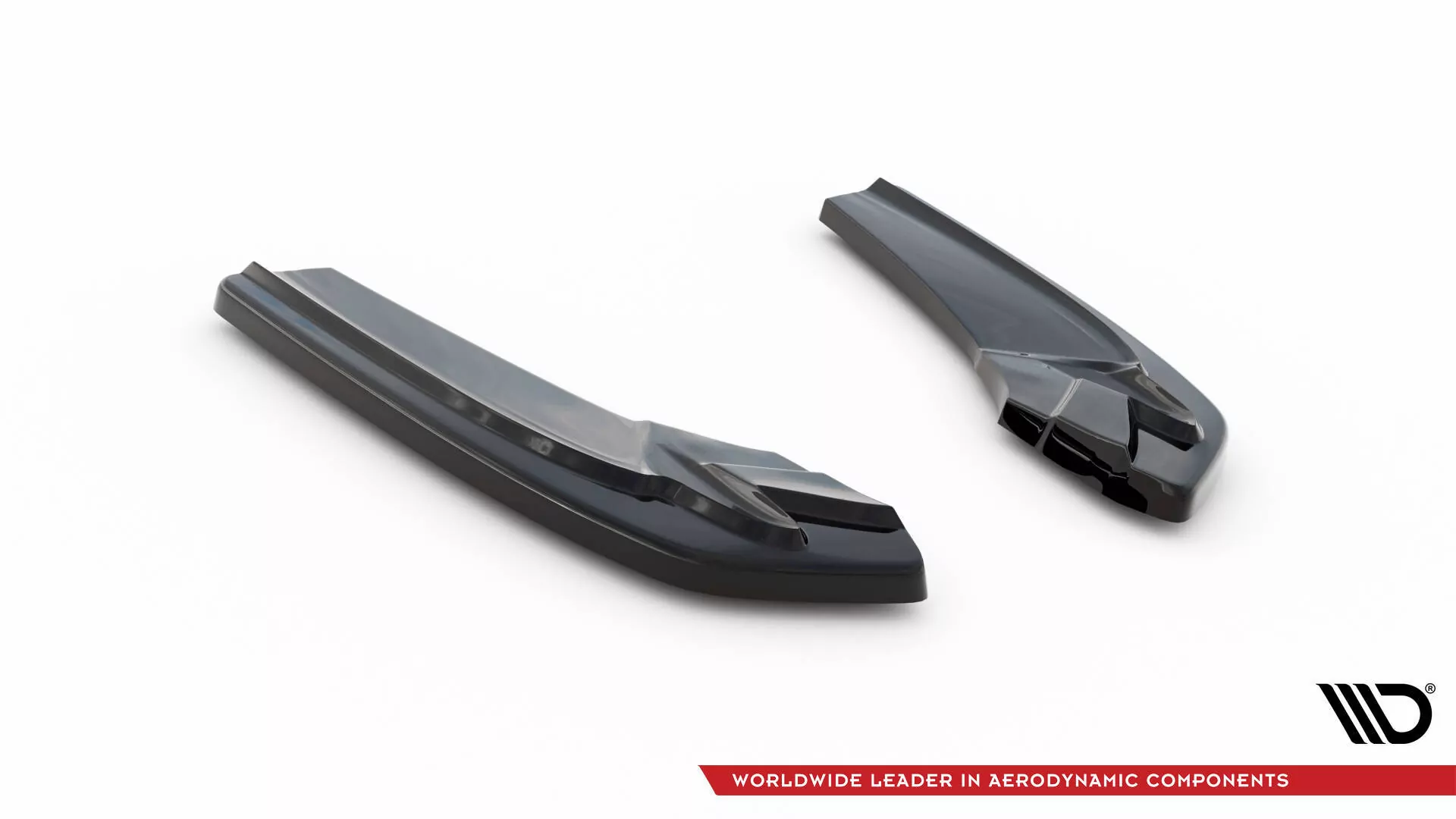 Heck Ansatz Flaps Diffusor Passend Für Passend Für AUDI A5 MK2 SPORTBACK S-LINE (F5) Schwarz Hochglanz Schwarz Hochglanz