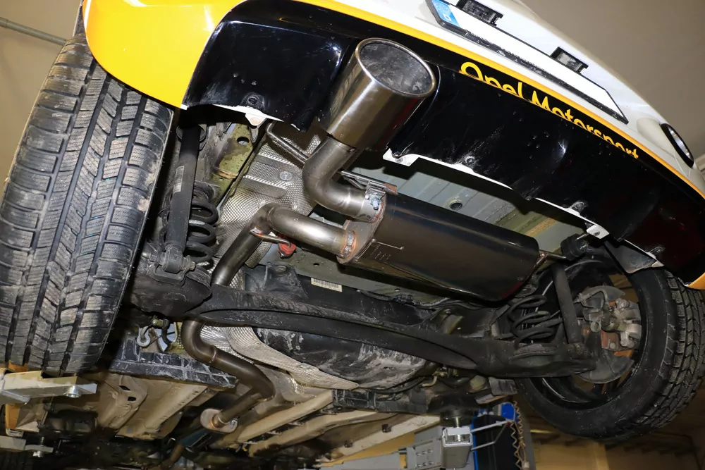 Opel Adam S  Endschalldämpfer quer Ausgang links - 140x90 Typ 44 links