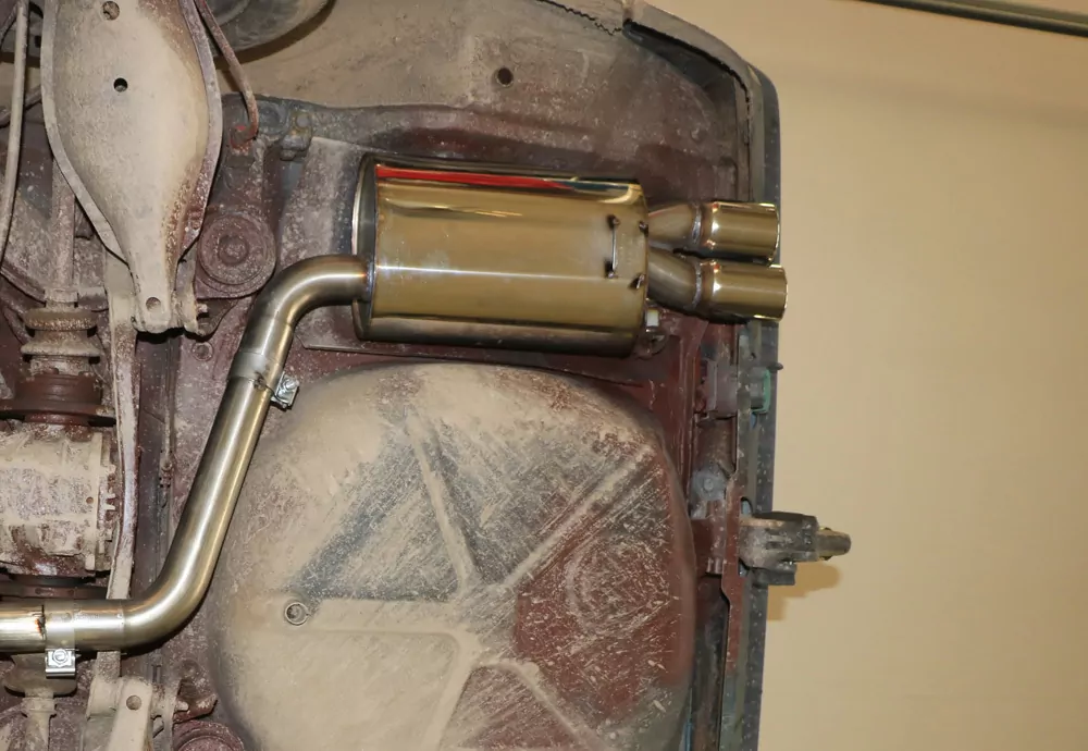 Mercedes 190 W201  Endschalldämpfer - 2x76 Typ 16