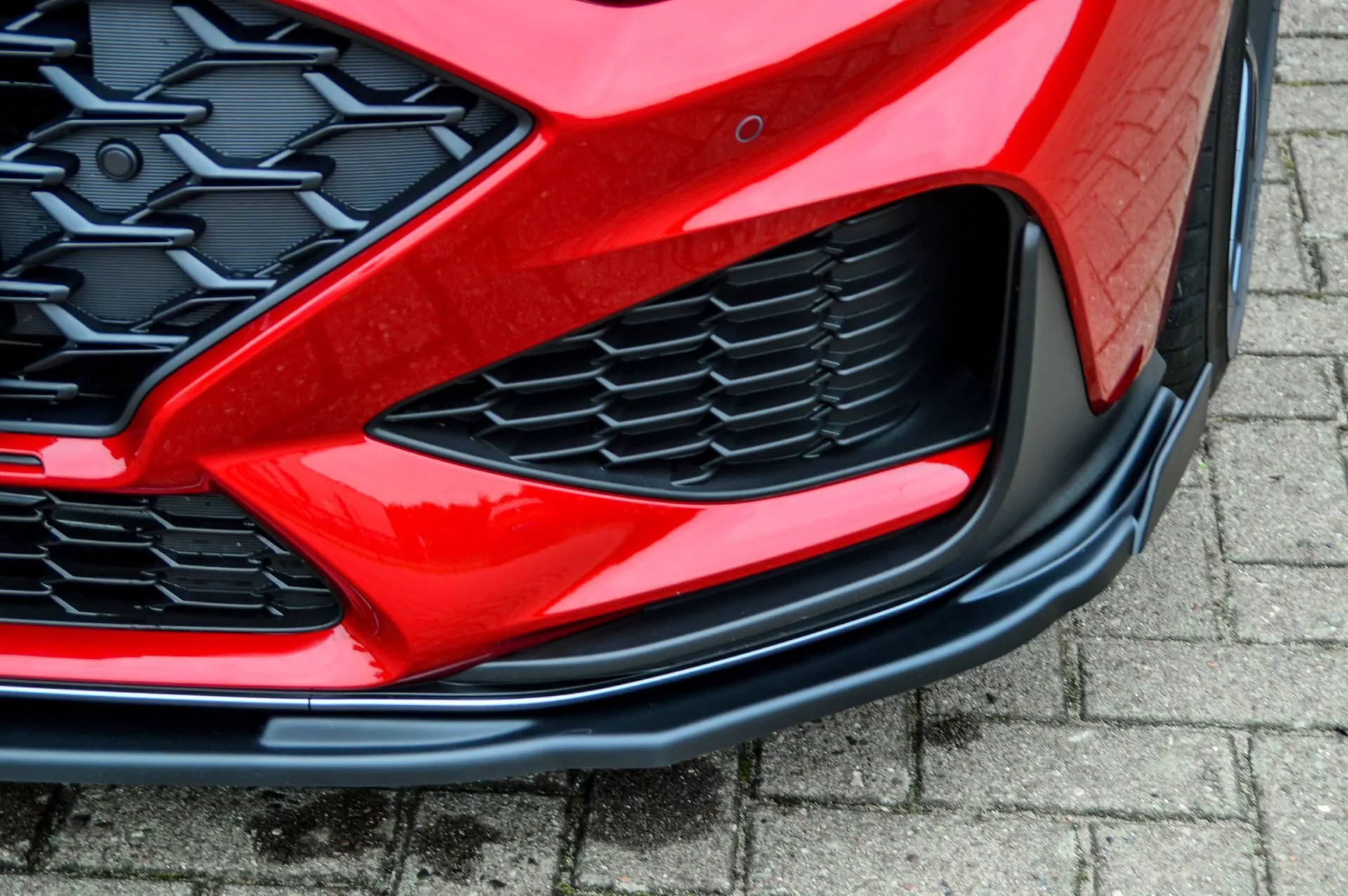 Cup Frontspoilerlippe mit Wing für Hyundai I30 N + N-Line Facelift