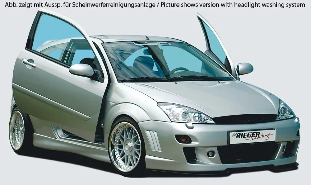 Rieger Spoilerstoßstange für Ford Focus 1 | 3-tür. 98-10.01 -> bis Modell 10/2001