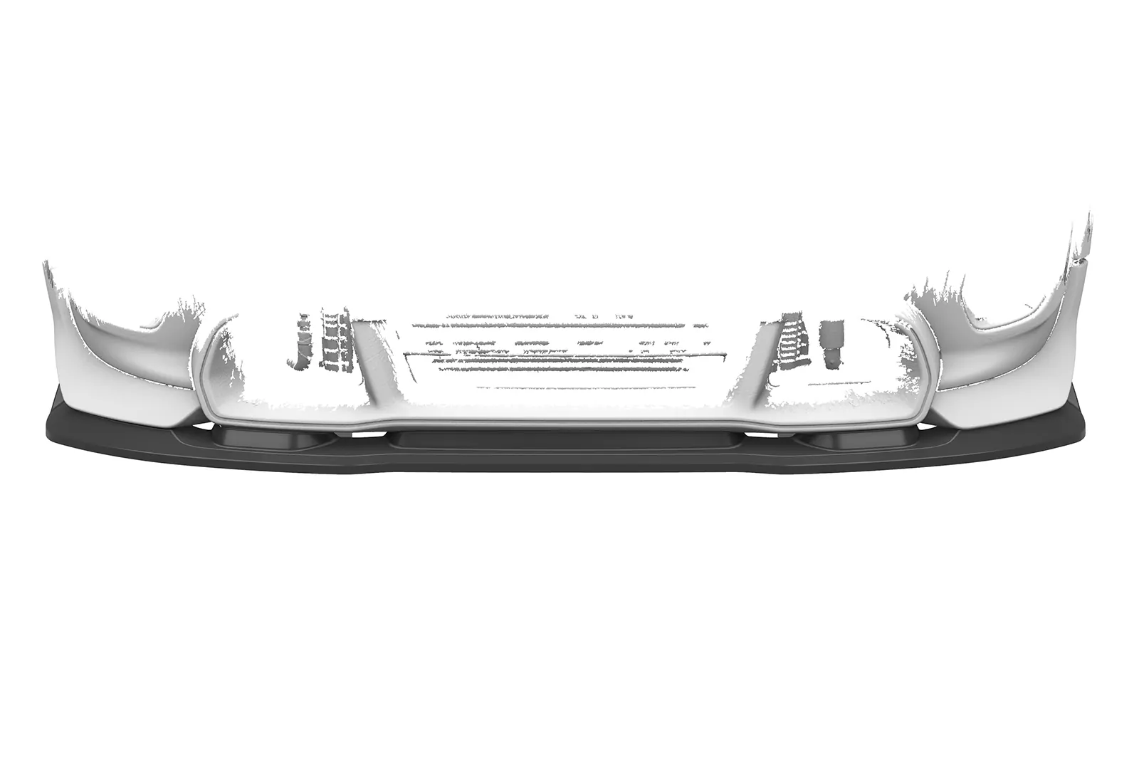 Cup-Spoilerlippe mit ABE für Mini F56 JCW GP CSL774 Schwarz Strukturiert