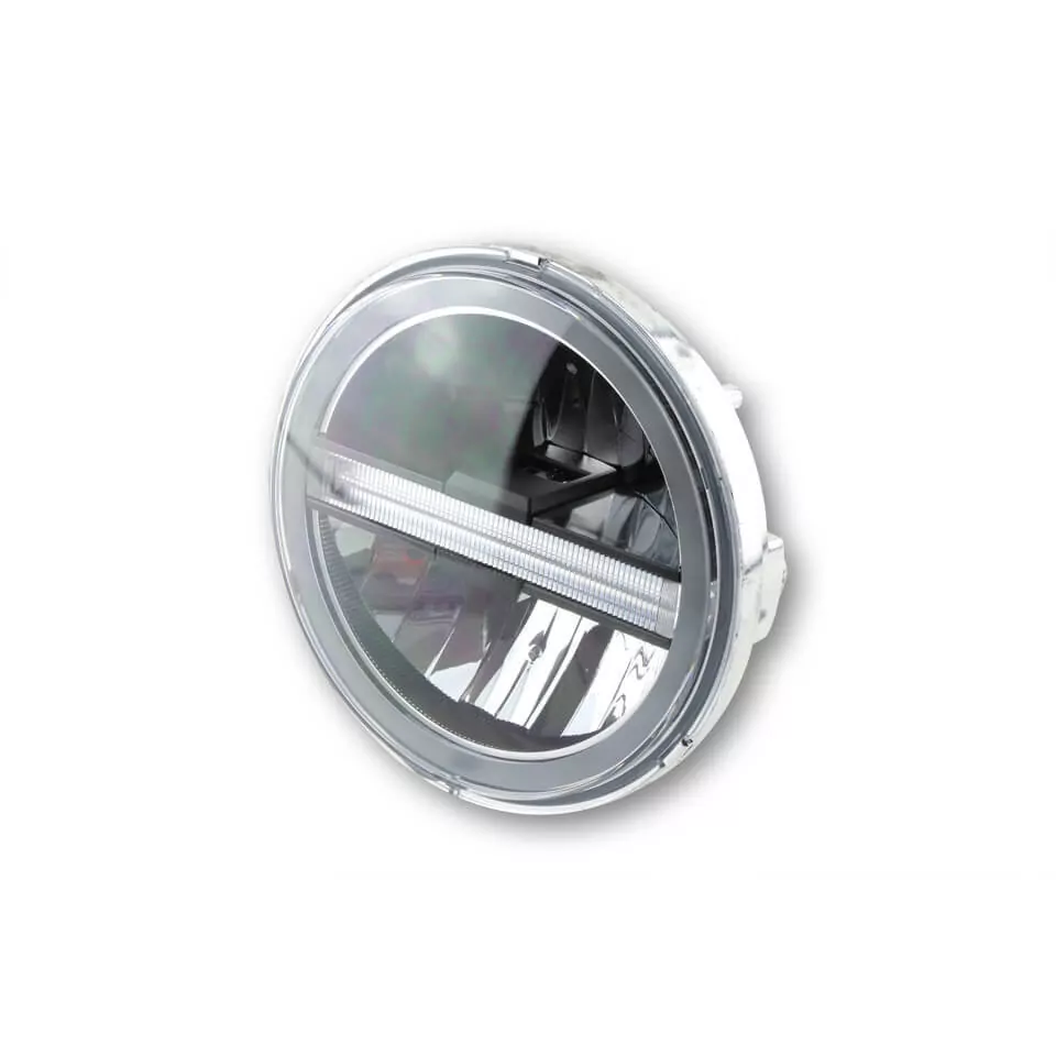 HIGHSIDER LED Hauptscheinwerfereinsatz TYP 6 mit TFL, rund, 5 3/4 Zoll E-geprüft