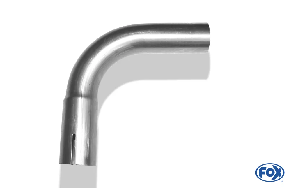 Uni-Rohrbogen 90° geweitet - d1Ø 40mm  Schenkellänge L1: ca. 90mm - Radius: 75mm