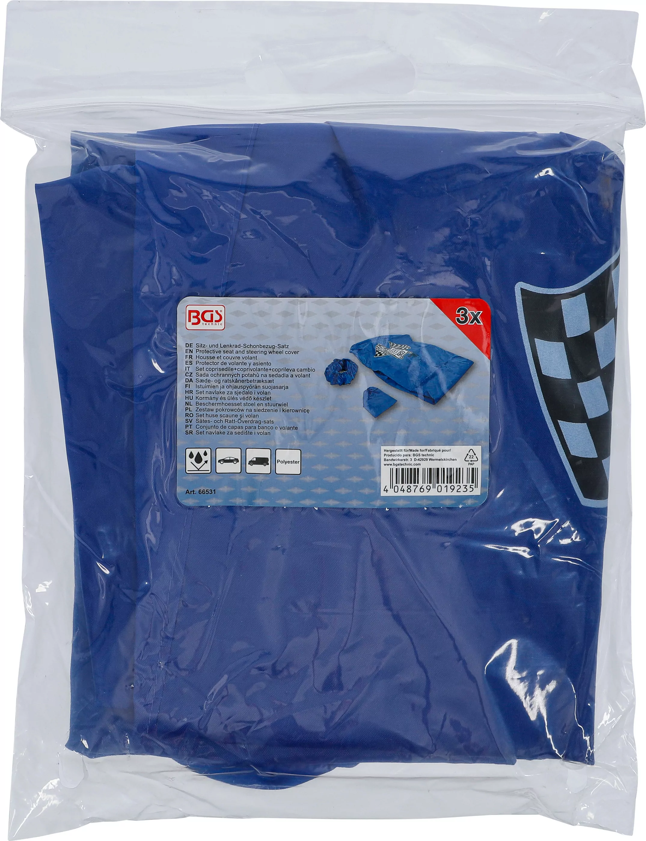 Sitz- und Lenkrad-Schonbezug-Satz | universal | Polyester