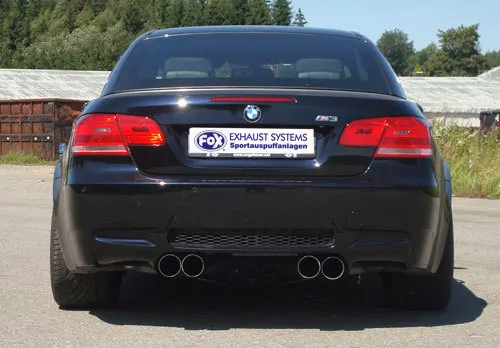 BMW E93 M3 Cabrio - Super Sound  Endschalldämpfer rechts/links - 2x90 Typ 10 rechts/links