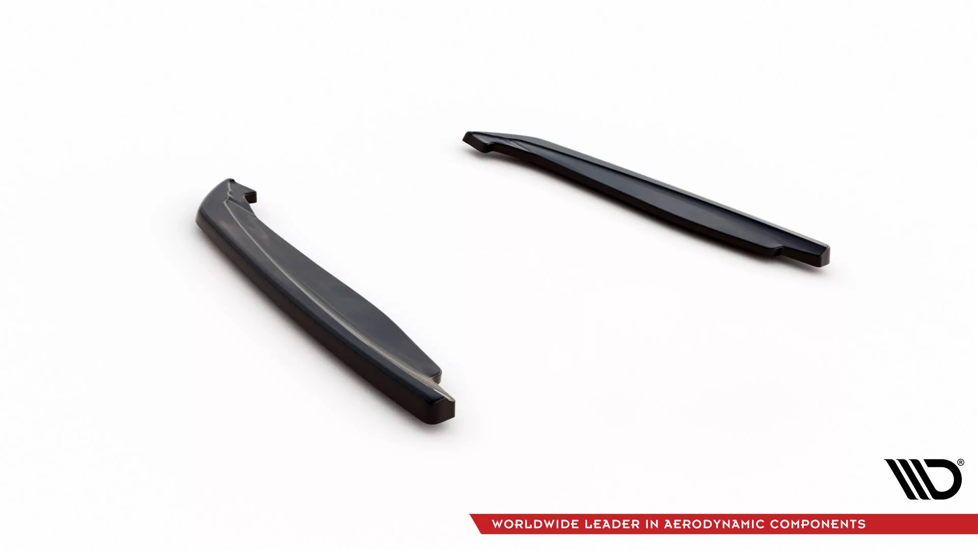 Heck Ansatz Flaps Diffusor V.2 Für BMW M8  Gran Coupe F93 / Coupe F92 Schwarz Hochglanz