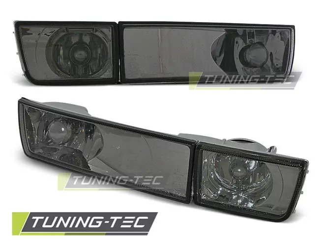Front Direction With Fog Lights Smoke Fits Vw Golf 3 / Vento