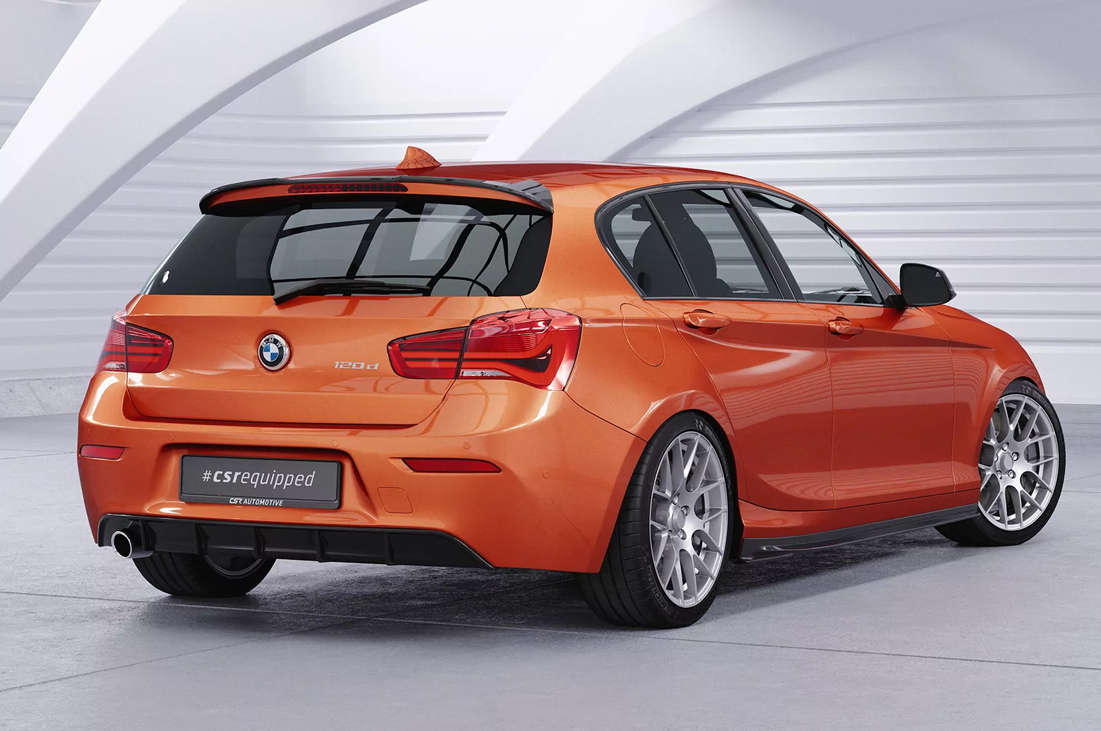 Seitenschweller für BMW 1er F20 / F21 SS510 Schwarz Strukturiert