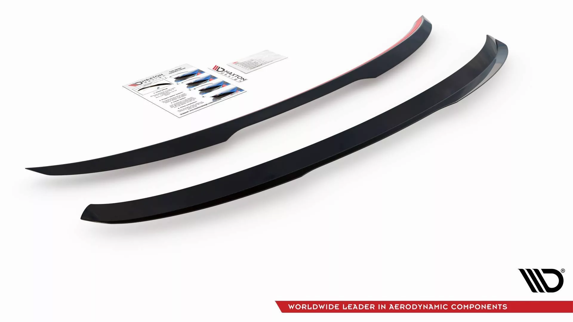 Spoiler CAP Passend Für Ford S-Max Mk2 Facelift Schwarz Hochglanz