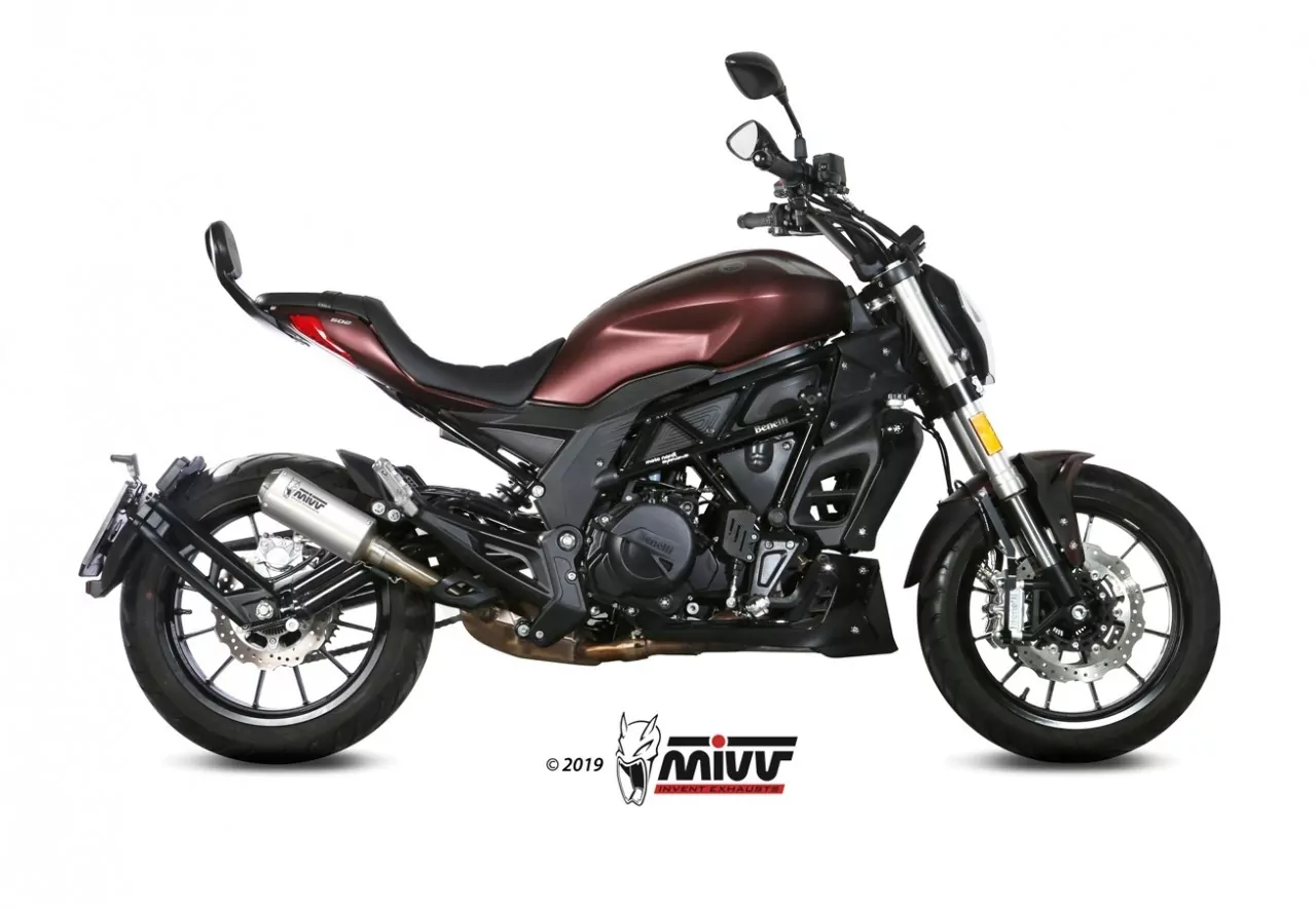 MIVV MK3 Edelstahl Benelli 502C 2019-
