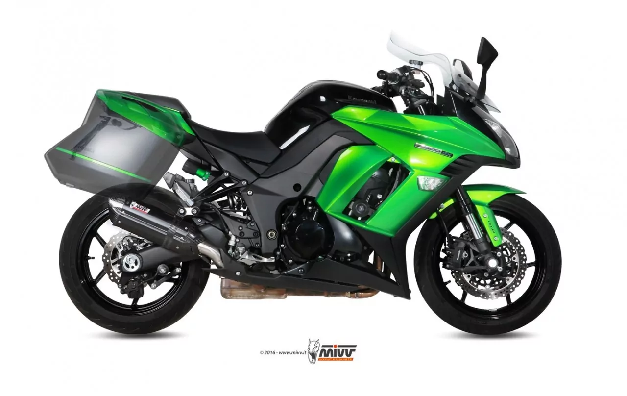 Mivv Suono In Edelstahl Schwarz Für Kawasaki Z 1000 SX 14-