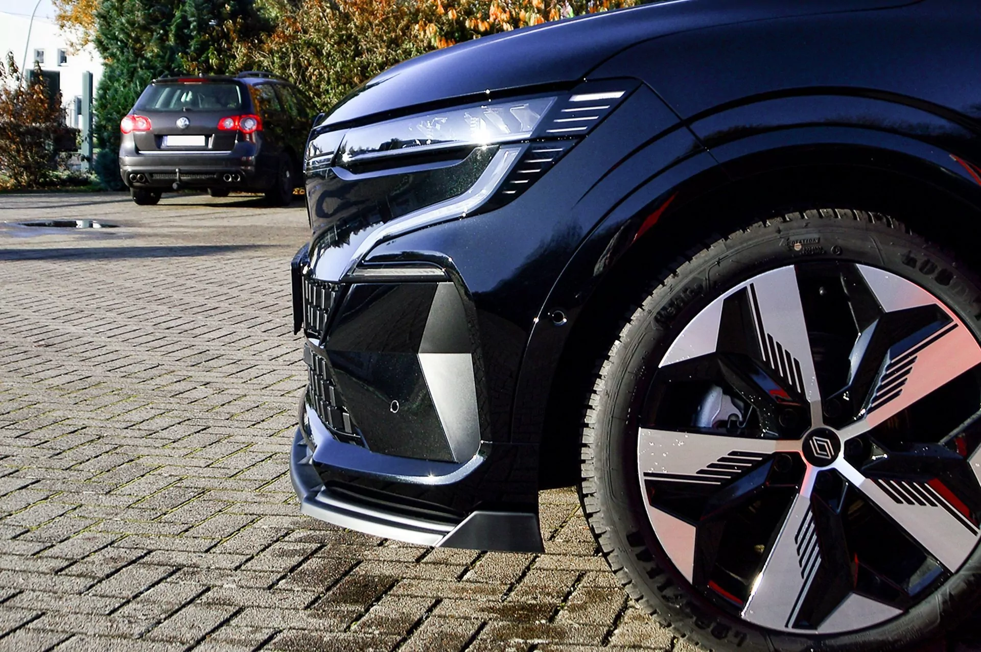 Cup Frontspoilerlippe mit Wings für Renault Megane E-Tech RCB