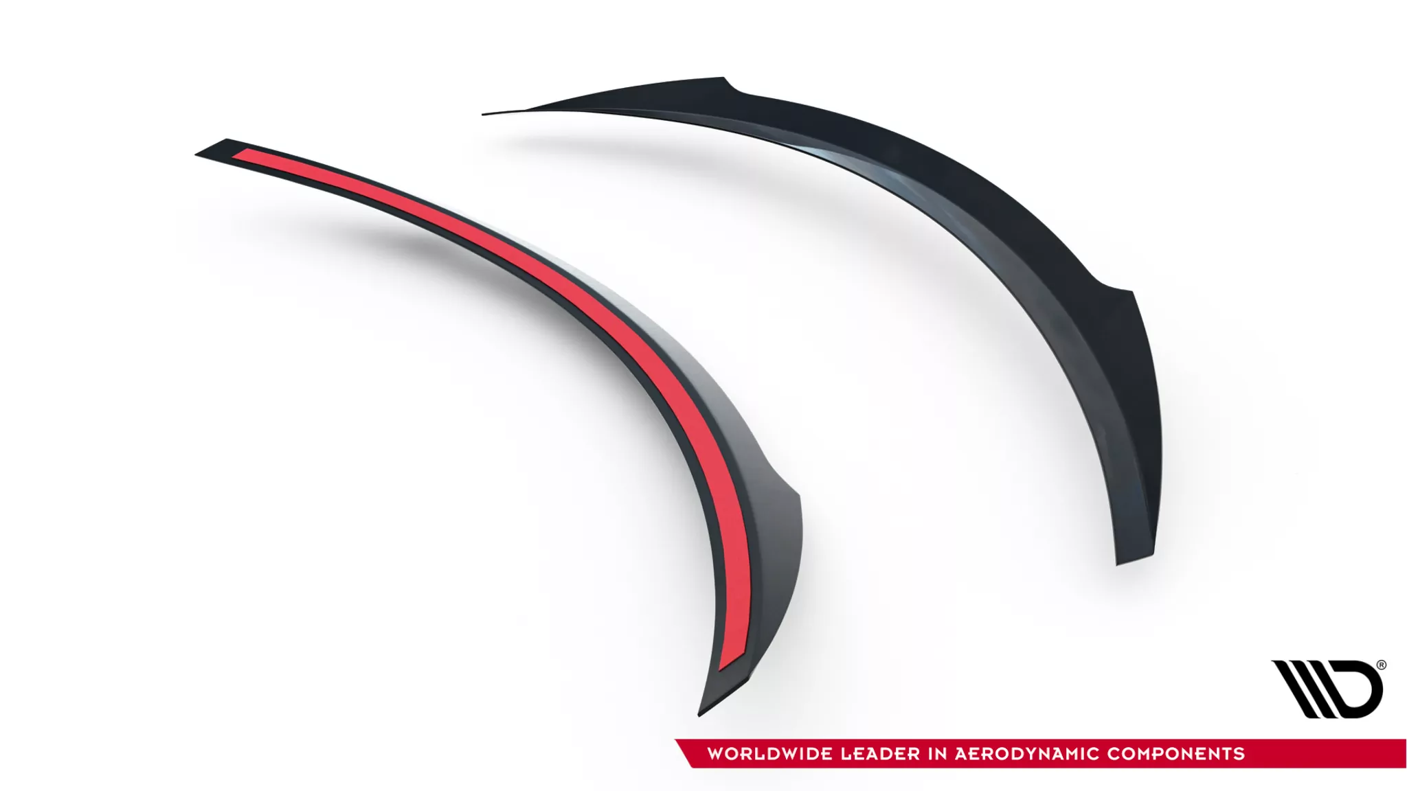 Spoiler CAP Passend Für Passend Für MERCEDES- BENZ C-KLASSE W205 COUPE AMG-LINE Schwarz Hochglanz Schwarz Hochglanz