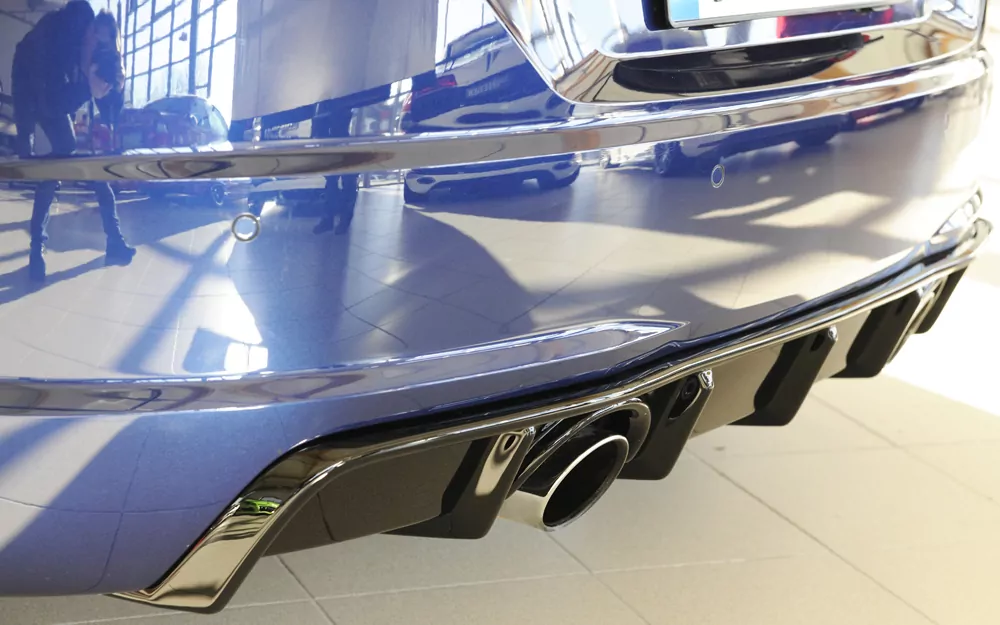 Rieger Heckeinsatz für Audi TT (8J-FV/8S) - Roadster 09.18- (ab Facelift) schwarz glanz