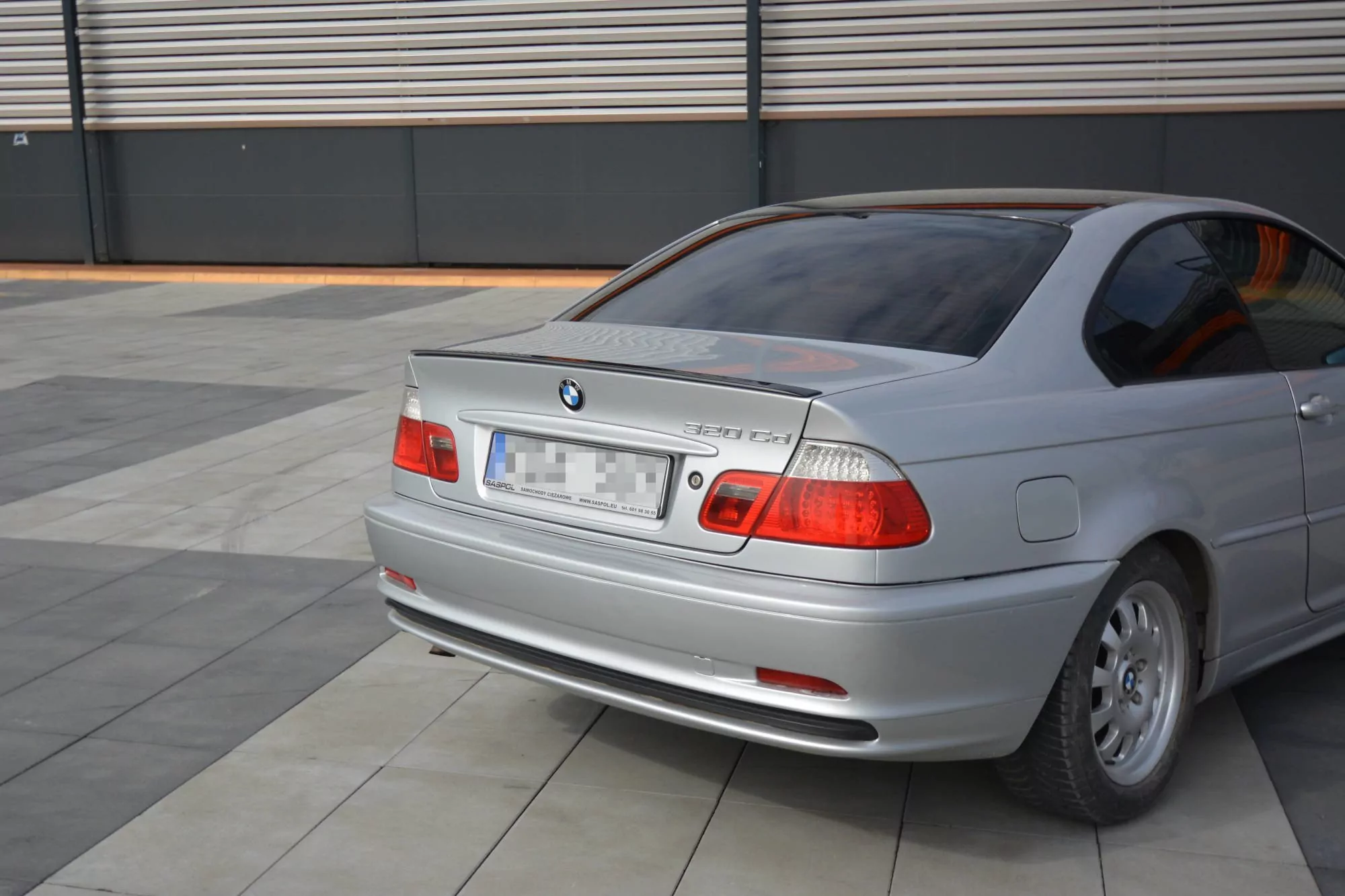 Spoiler CAP Passend Für Passend Für BMW 3er E46 COUPE Vor FL Schwarz Hochglanz Schwarz Hochglanz