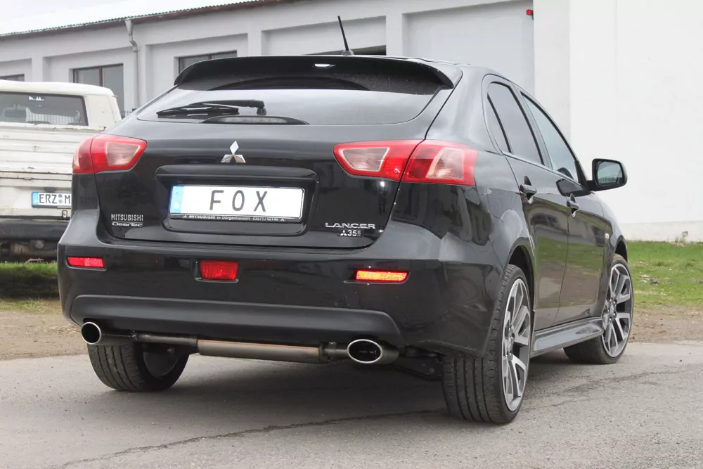 Mitsubishi Lancer CYO Stufenheck/ Sportback Benzin  Endschalldämpfer quer Ausgang rechts/links - 115x85 Typ 38 rechts/links