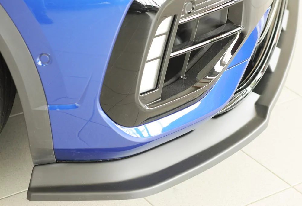 Rieger Spoilerschwert nur für R / R-Line matt schwarz für VW T-Roc R (A1) 5-tür. 01.22- (ab Facelift)