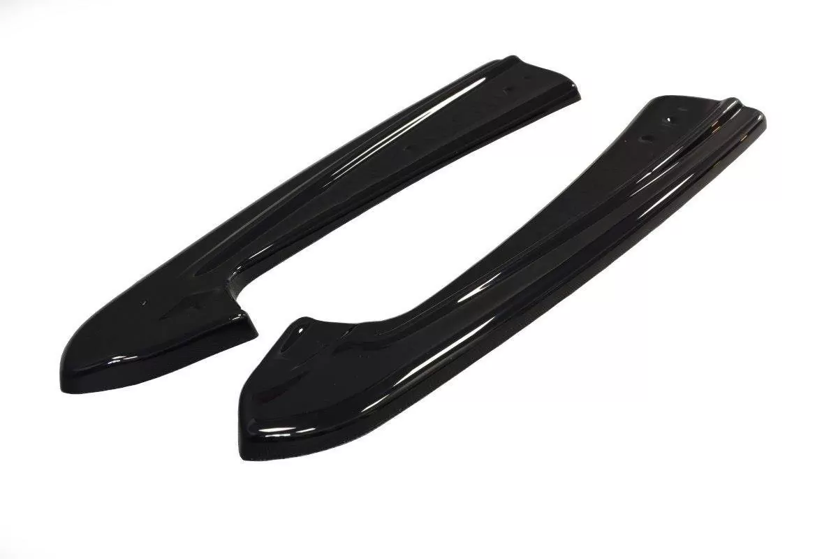 Heck Ansatz Flaps Diffusor Passend Für Diffusor Passend Für Audi RS7 FL Schwarz Hochglanz Schwarz Hochglanz