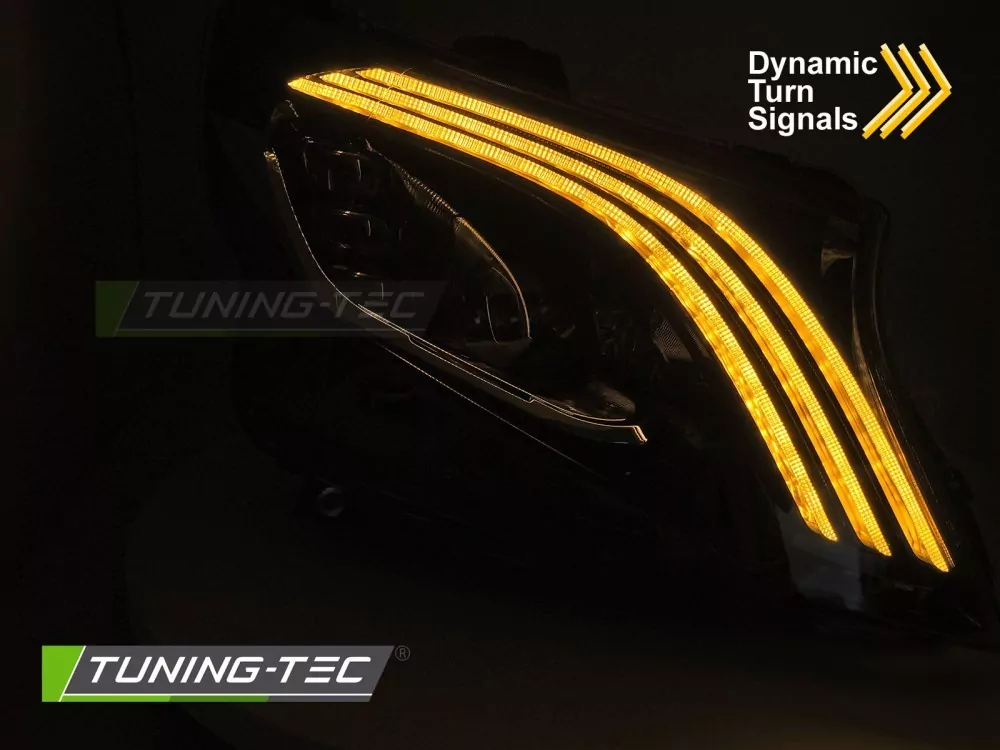 Headlights Led Black Fits Mercedes Vito W447 14-23