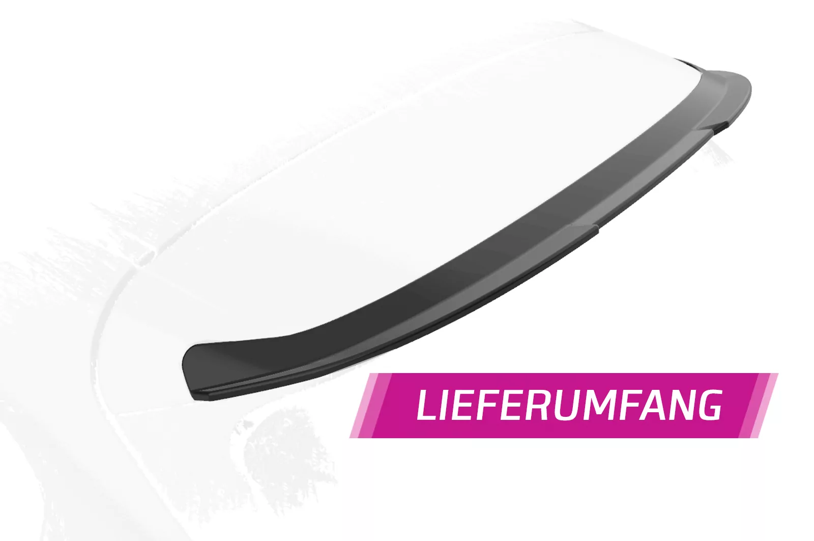 Heckflügel mit ABE für BMW 2er (F45) Active Tourer HF907 Schwarz Strukturiert