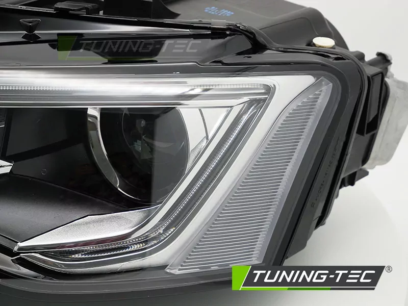 Xenon Headlight Black Left Side Tyc Fits Audi A5 12-16