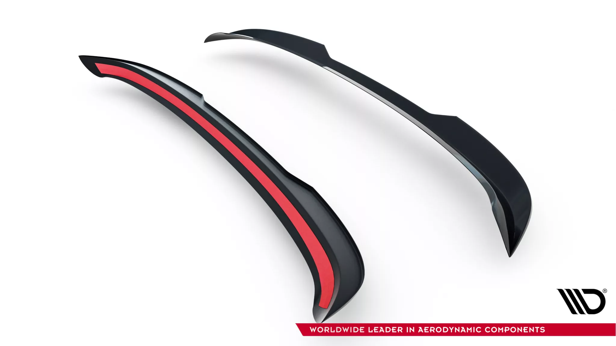 Spoiler CAP Für MG HS Mk1 Facelift Schwarz Hochglanz