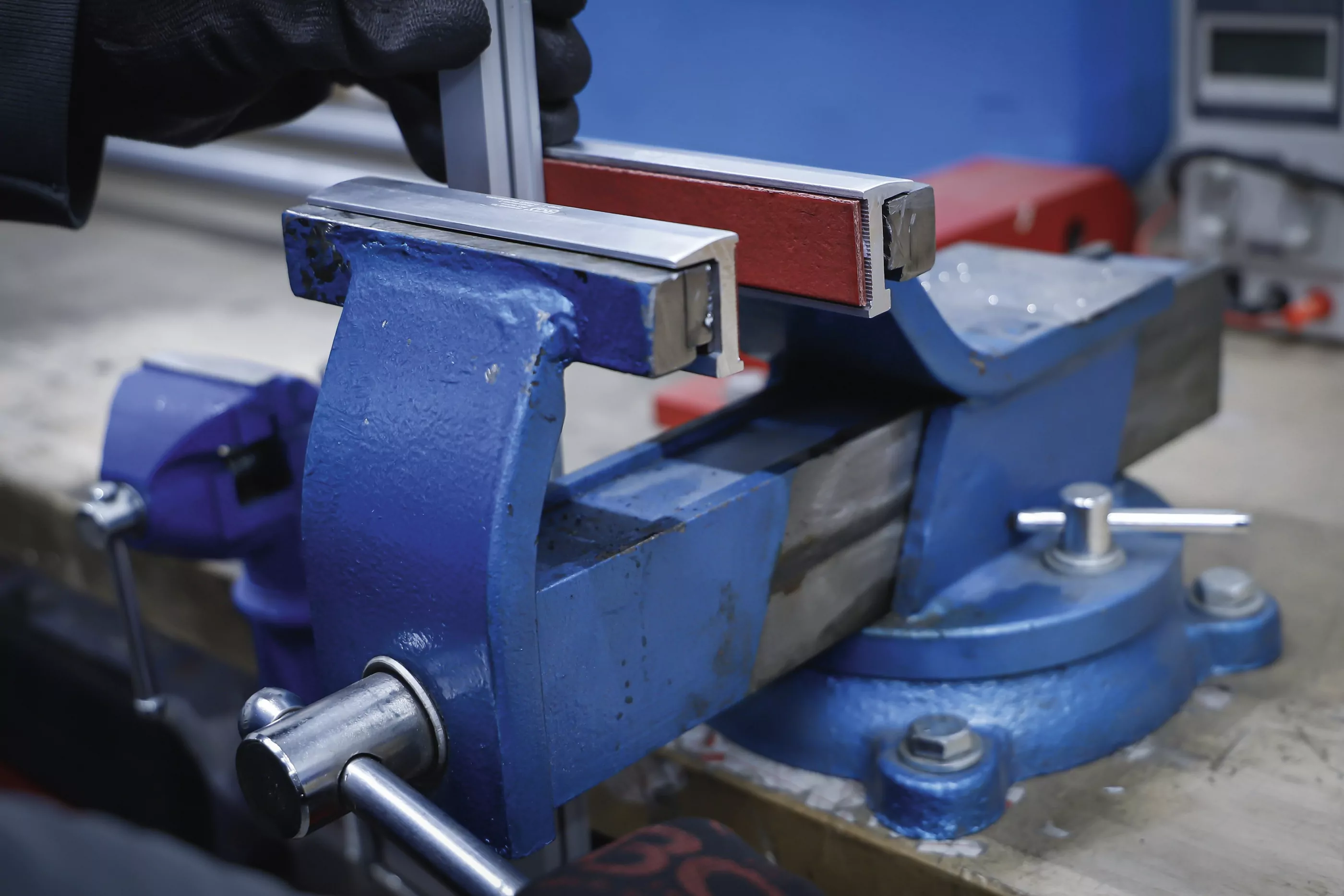 Schraubstock-Schutzbacken | Aluminium | Breite 150 mm | 2-tlg.