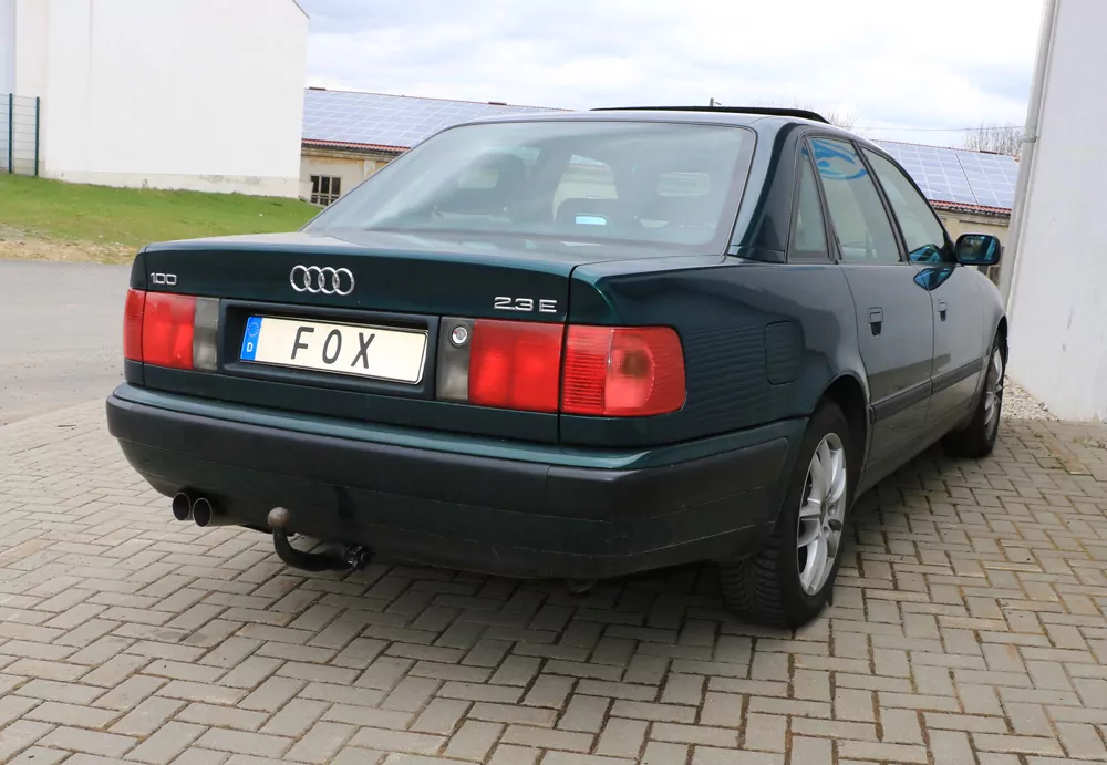 Audi 100/A6 Typ C3/C4 Frontantrieb  Endschalldämpfer - 2x76 Typ 10