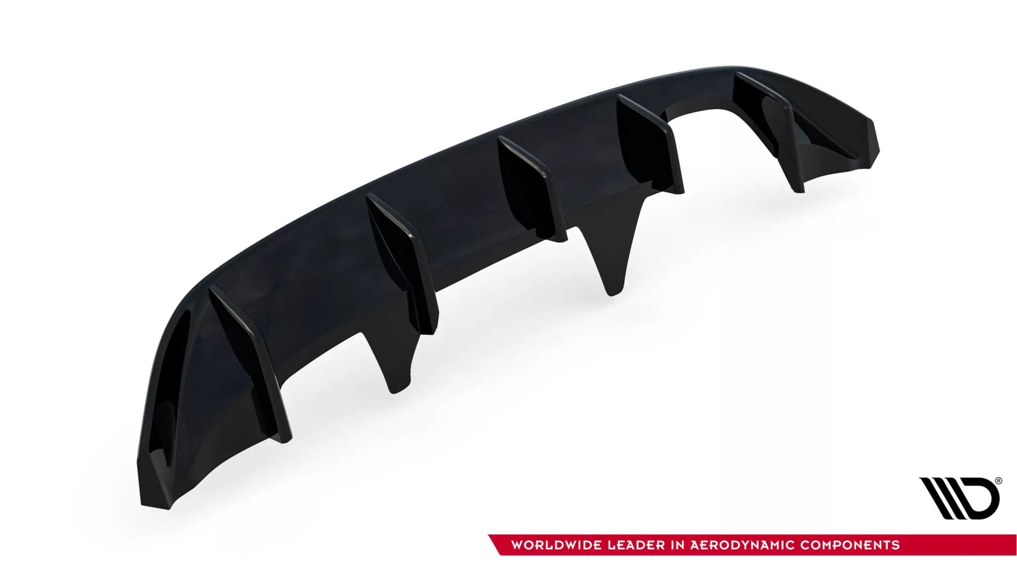 Diffusor Heck Ansatz Passend Für Passend Für Ford Fiesta Mk8 ST-Line Schwarz Hochglanz Schwarz Hochglanz