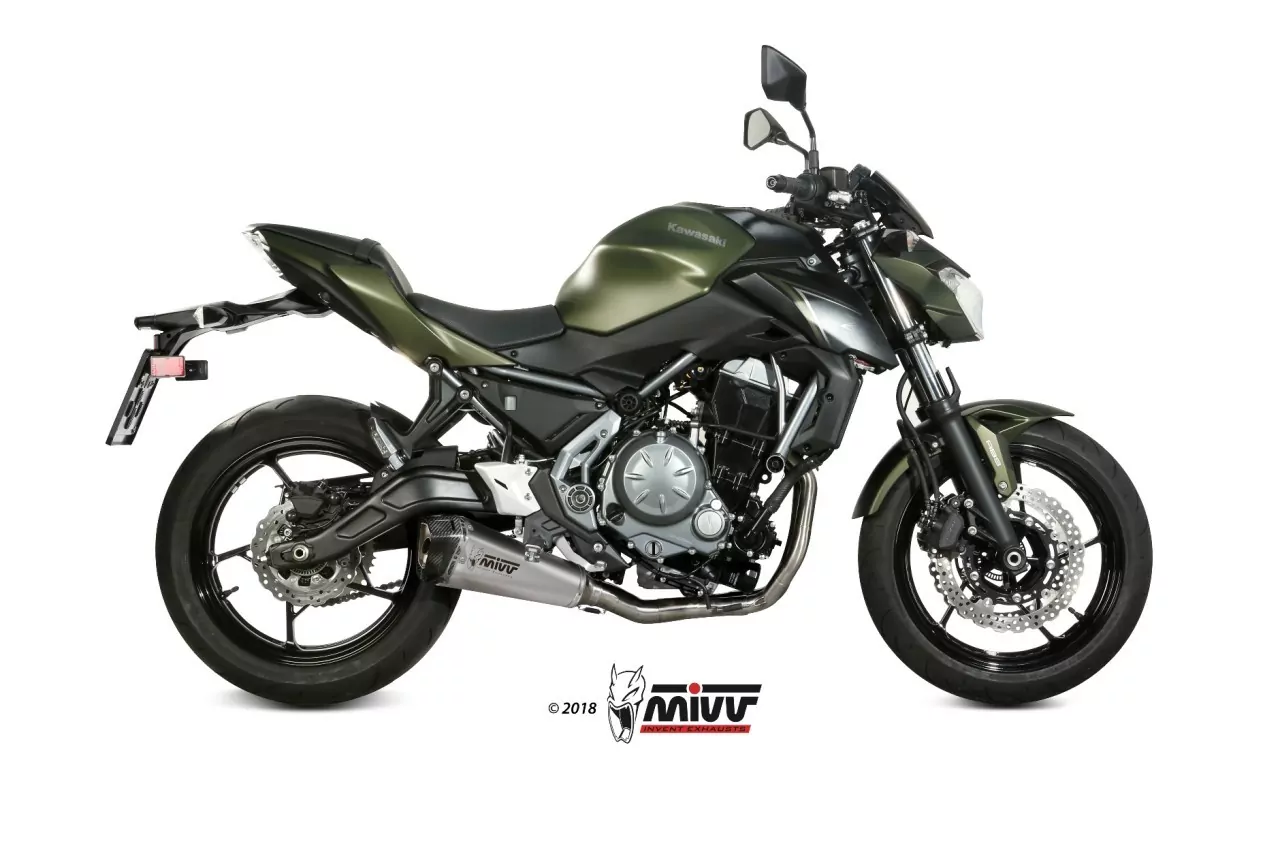 MIVV DELTA RACE Edelstahl KAWASAKI Z650-Ninja 650 17-23