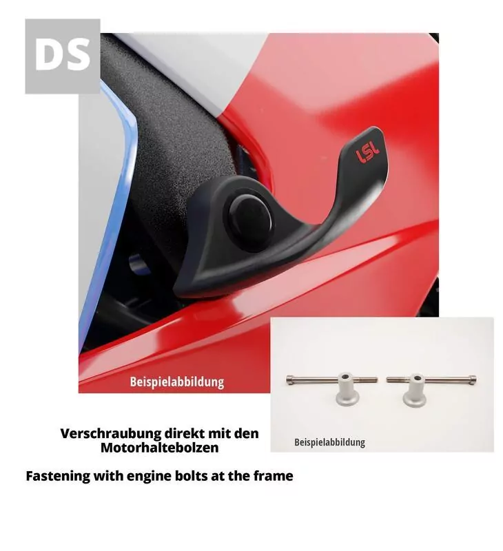 LSL SlideWing® mounting kit, GSX-R 1000 07-08
