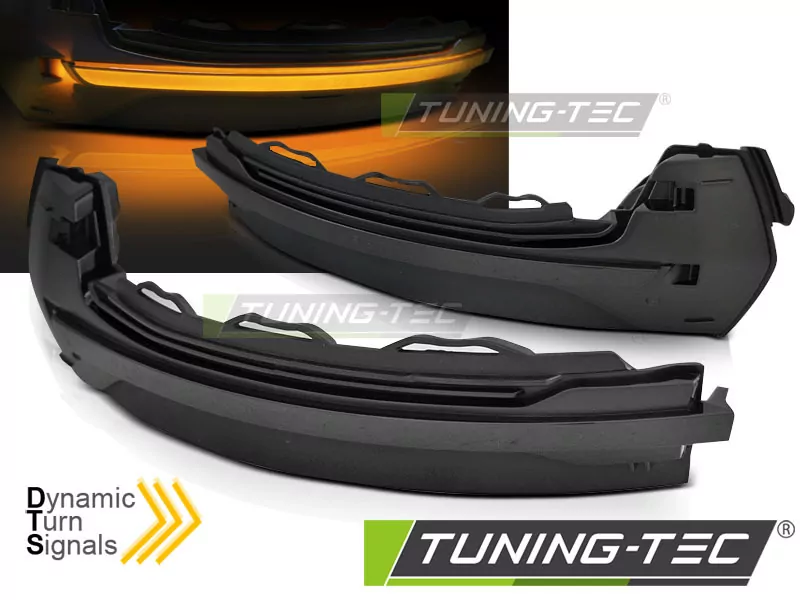 Side Direction In The Mirror Smoke Led Seq Fits Audi A3 8v 12-16