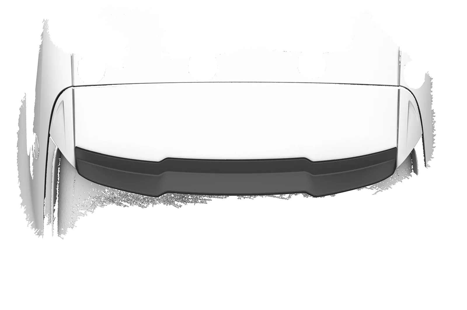 Heckflügel mit ABE für Audi RSQ3 (8U) HF164 Schwarz Strukturiert