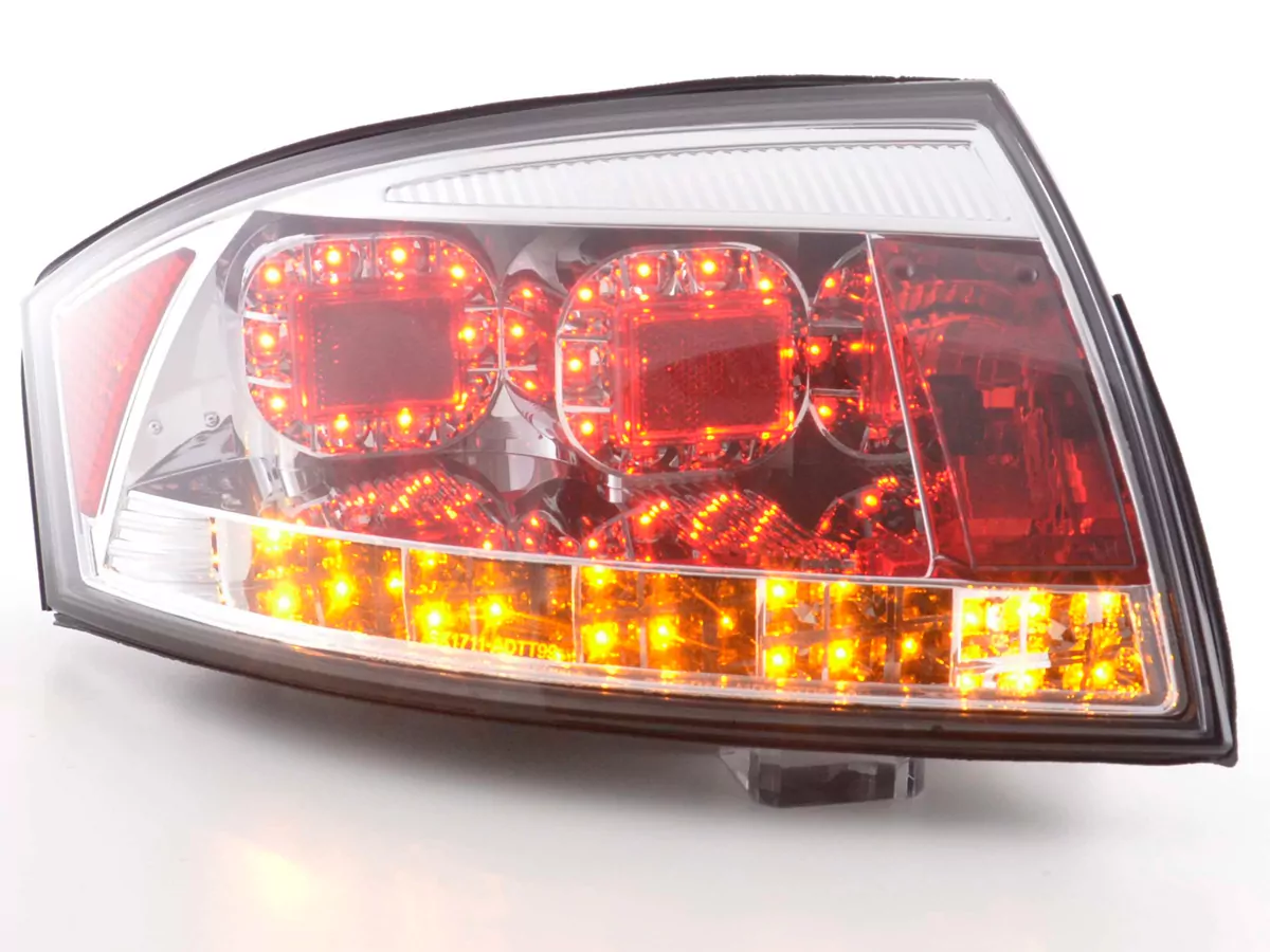 LED Rückleuchten Set Audi TT Typ 8N Bj. 99-06 chrom