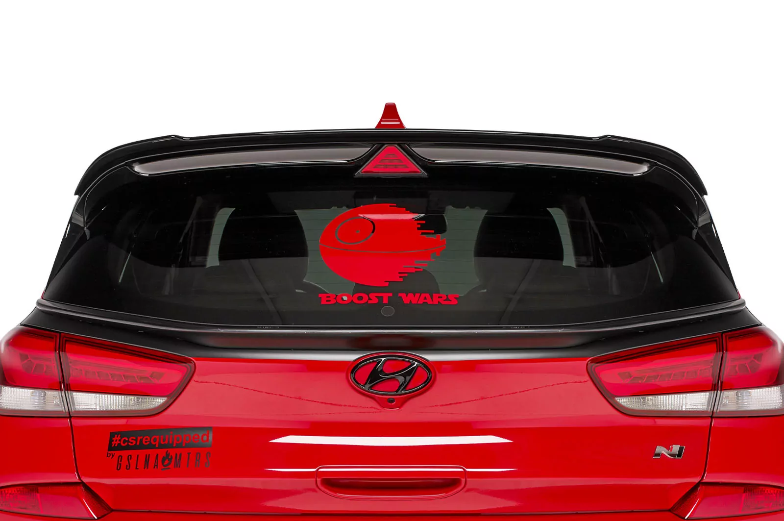 Heckflügel mit ABE für Hyundai I30 N (PD) N HF683-M Carbon Look (matt)