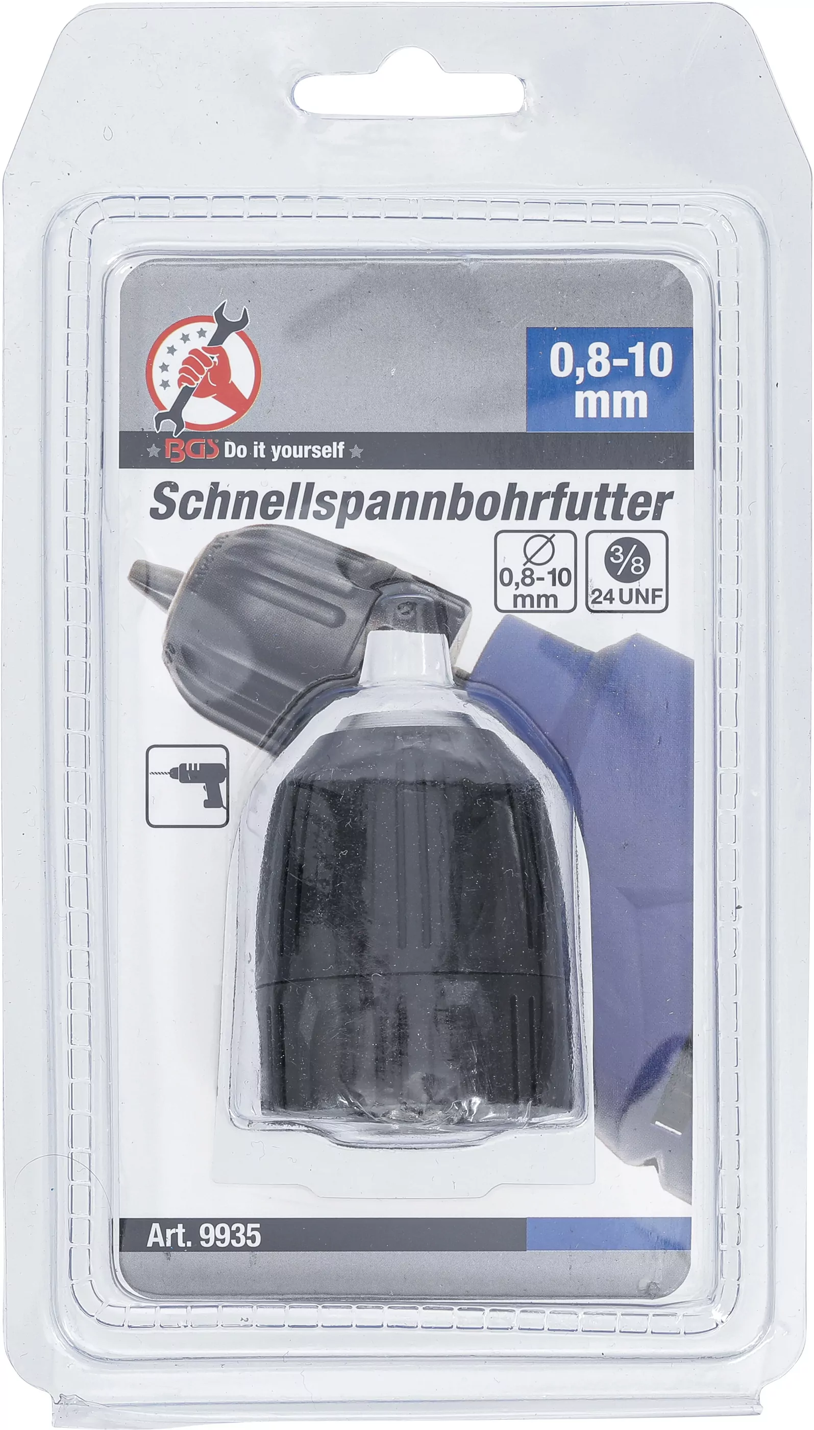 Schnellspannbohrfutter | 0,8 - 10 mm - 3/8" x 24 UNF