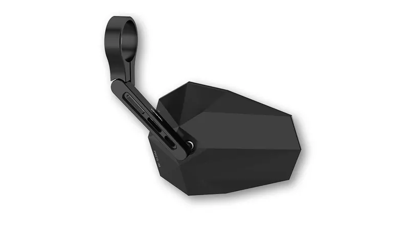 HIGHSIDER pro Lenkerendenspiegel Stealth-X5 Schwarz Kurz (1Stck.)