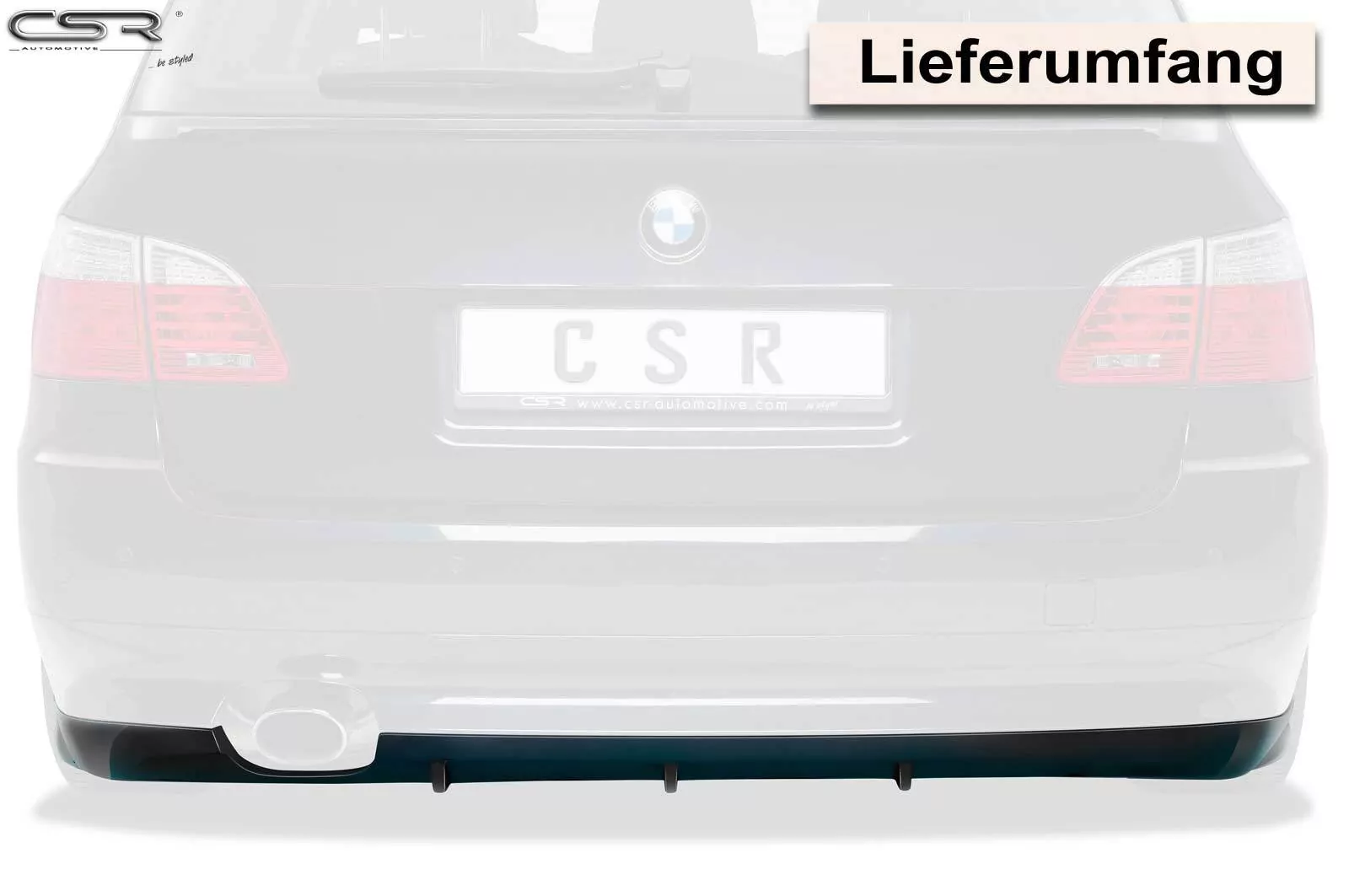Heckansatz für BMW 5er E61 Touring HA201