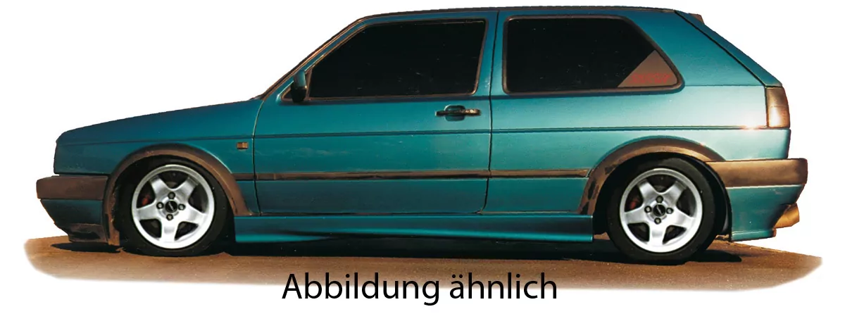 Rieger Seitenschweller für VW Golf 2 | 5-tür. 83-91 -> ohne GTI Ausschnitt