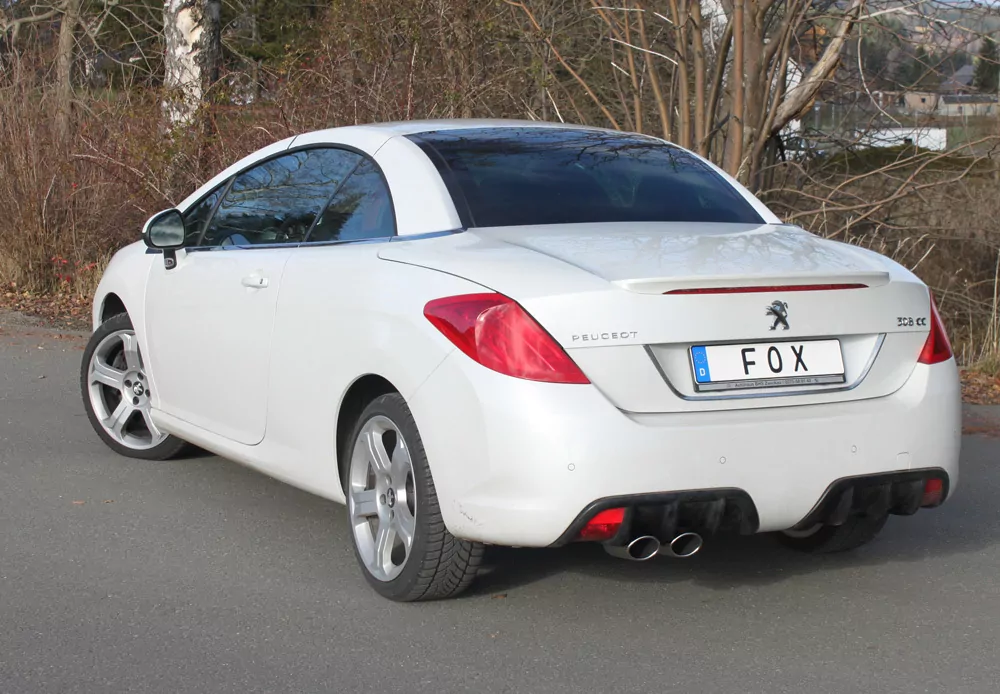 Peugeot 308cc  Endschalldämpfer - 2x106x71 Typ 32