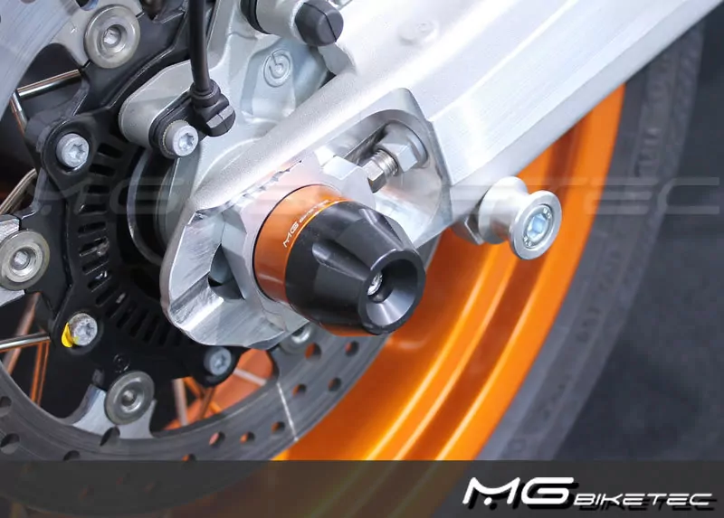 MG Biketec Sturzprotektoren / Protektor - Schwinge für KTM 690 Enduro ab 2008