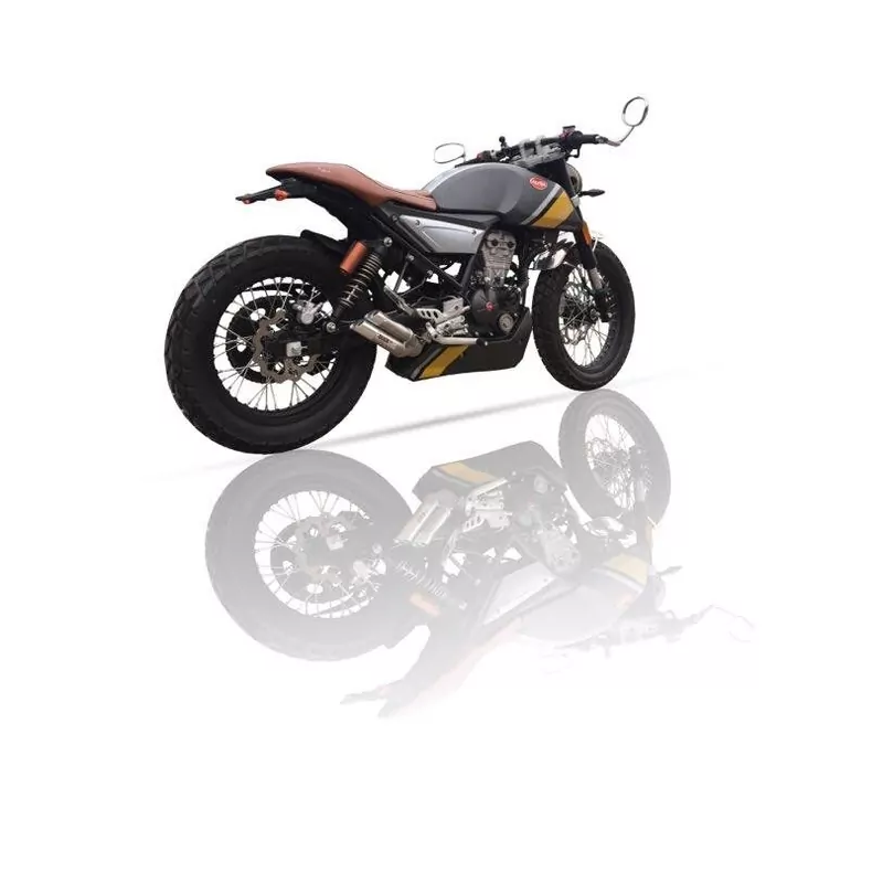 IXIL Dual Hyperlow L2X Silencer Stainless Steel / Aluminium polished - Aprilia CR125 - XA0319V