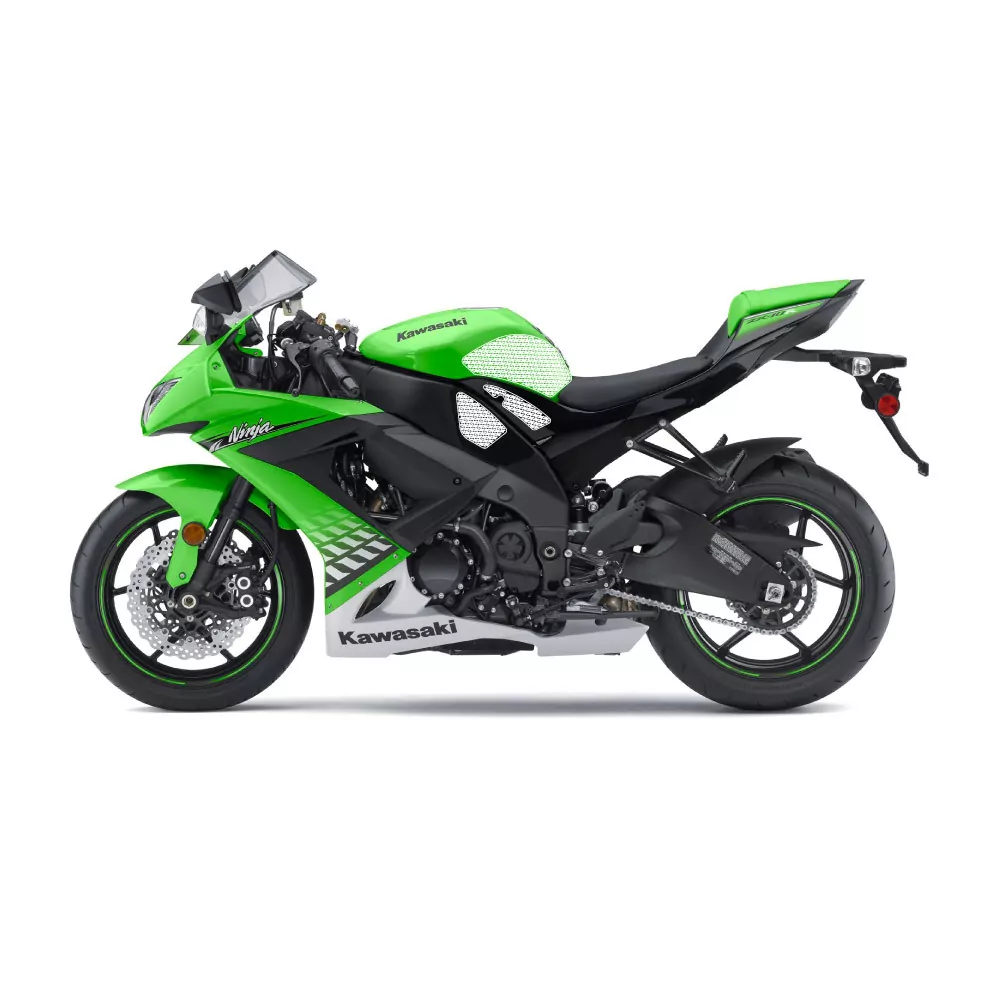 Stompgrip Traction Pad Icon für Kawasaki Ninja ZX-10R 08-10 Hybrid