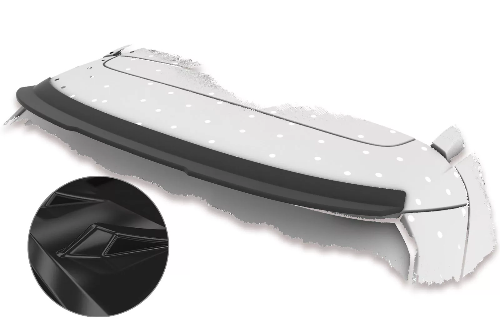 Heckflügel mit ABE für Opel Astra K Sports Tourer Glossy (schwarz hochglanz)