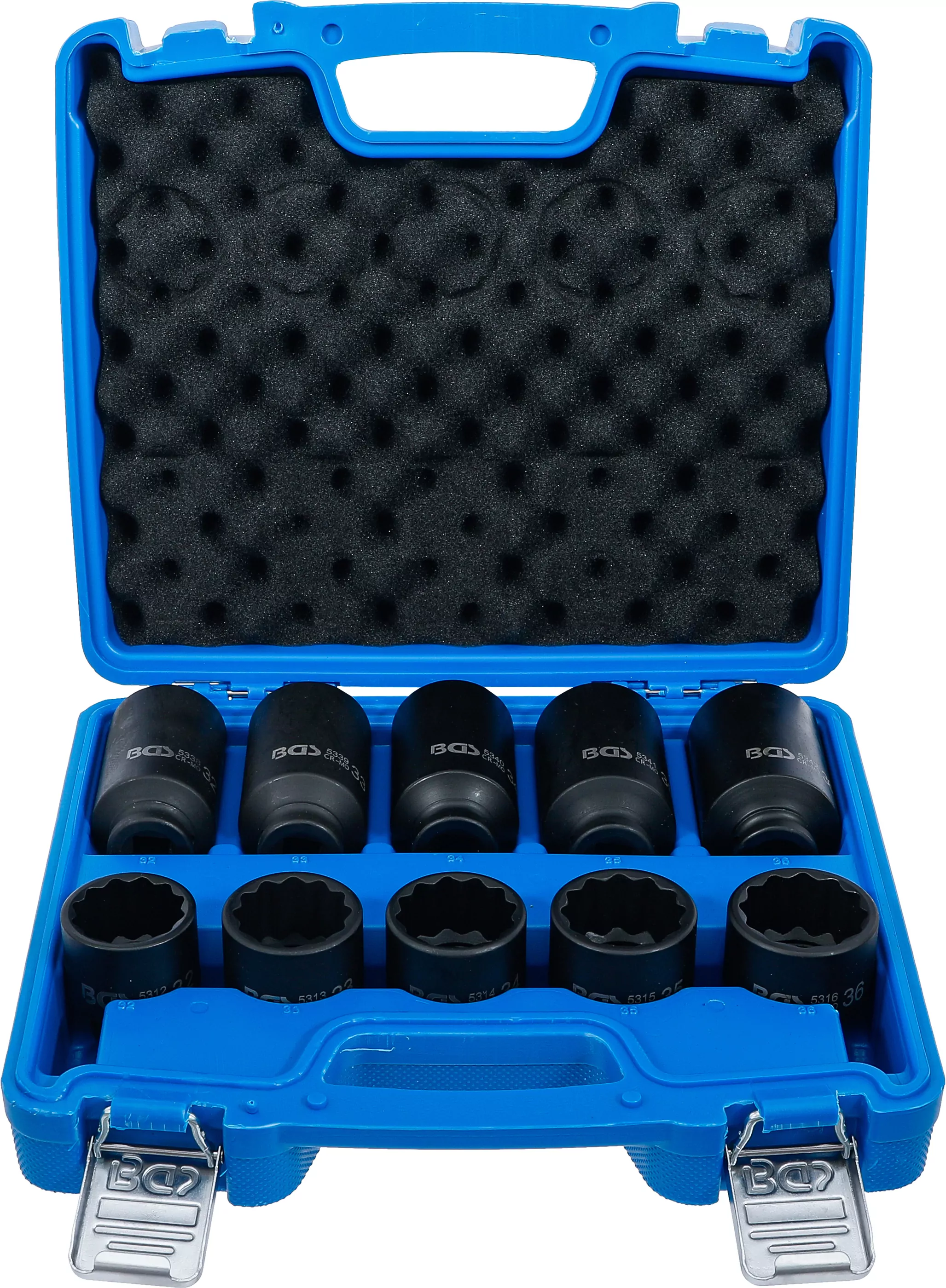 BGS 7280 Steckschlüssel-Set – 40-teilig, 1/2" Antrieb, SW 9-30 Mm
